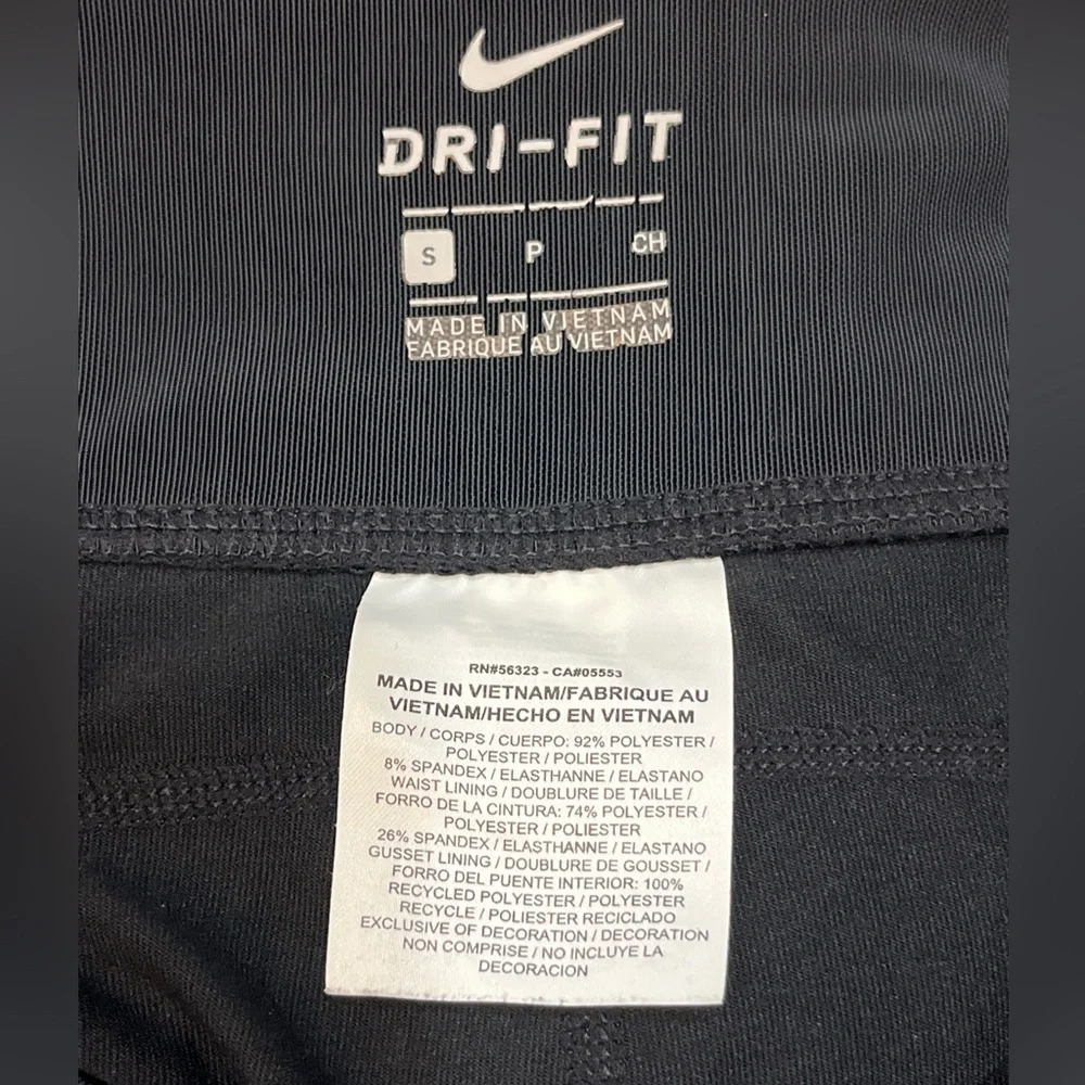 NIKE POWER WOMENS RUNNING‎ CAPRI LEGGINGS TIGHT FIT DRI-FIT SIZE S (855175 010)